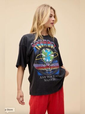 NWT DAYDREAMER JOURNEY ANY WAY YOU WANT IT TEE, WASHED BLK, VARIOUS SIZES